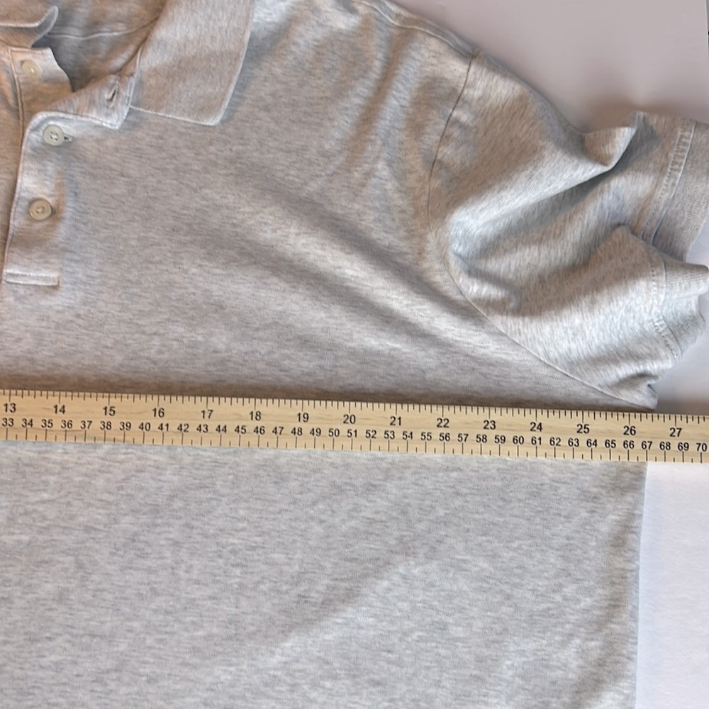 DANIEL CREMIEUX SZ XXL HEATHERED GRAY COTTON POLO EUC - Picture 3 of 7